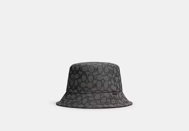 Signature Jacquard Bucket Hat | Coach Outlet US