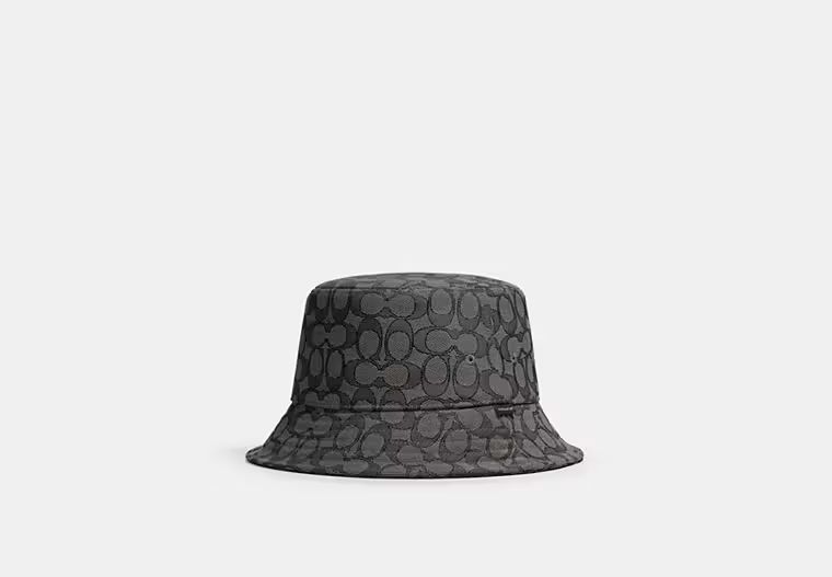 Signature Jacquard Bucket Hat | Coach Outlet