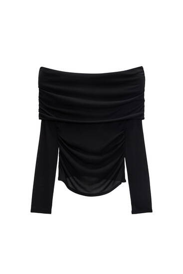 SCHULTERFREIES SHIRT | PULL and BEAR DE