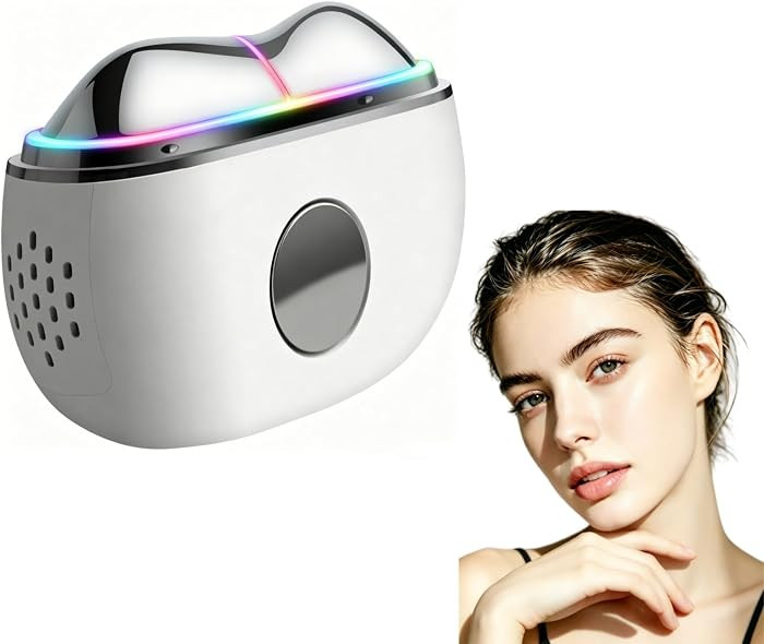 7-in-1 Red Light Facial Massager, Electric Gua Sha 7 Color LED Light Therapy for Face, Hot & Cold... | Amazon (US)