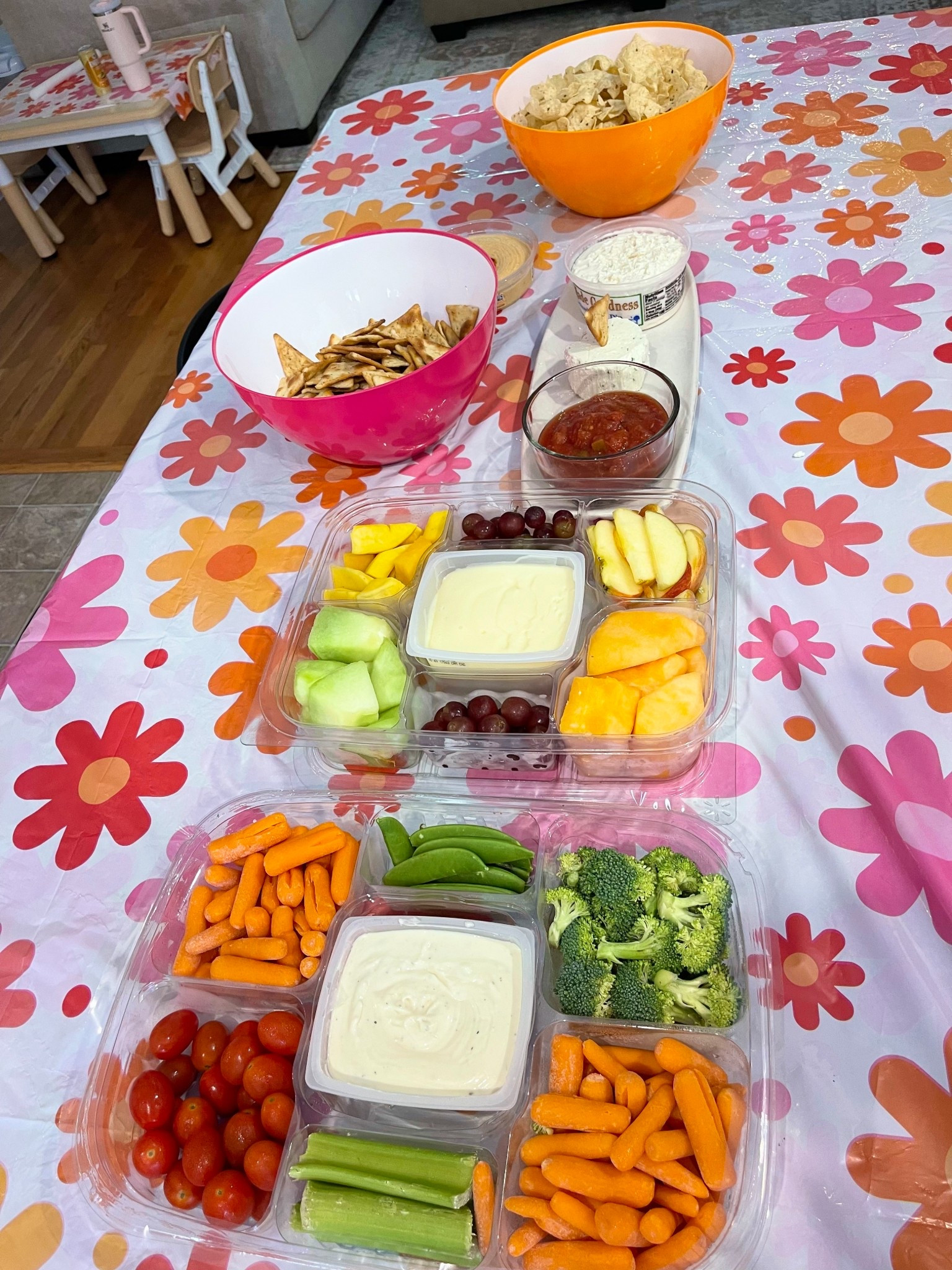 Birthday girl theme ideas. Birthday party ideas for baby girl. Forgot to photograph the flower hanging decor and silverware and plates. 

#LTKKids #LTKBaby #LTKParties