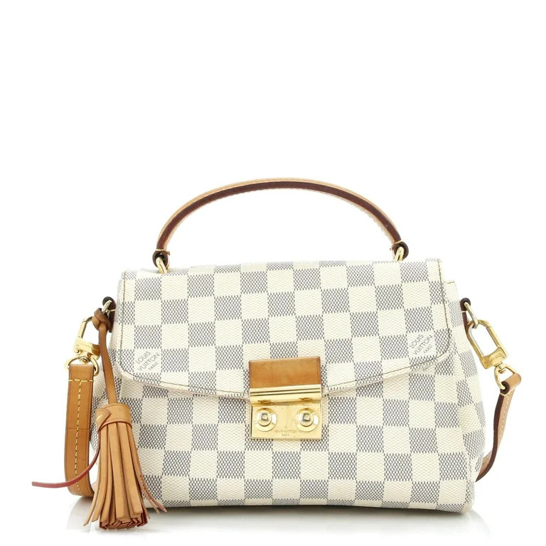 Pre-Owned Louis Vuitton Croisette Handbag Damier By Rebag | Walmart (US)
