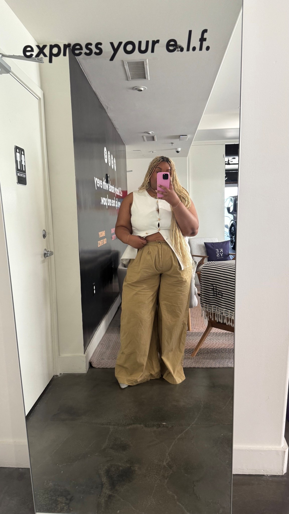 Anything wide leg sign me up! They just compliment my body and shape so well and they add a little something extra to the look. Grabbed these from Target (before they went crazy) in a size XXL. I’m a size 18 for reference. 

And of course my favorite top from Amazon in a size XXL. My bra size is a 44D. 

Let me know if sharing measurements helps! ✨🫡

#LTKStyleTip #LTKPlusSize #LTKFindsUnder100