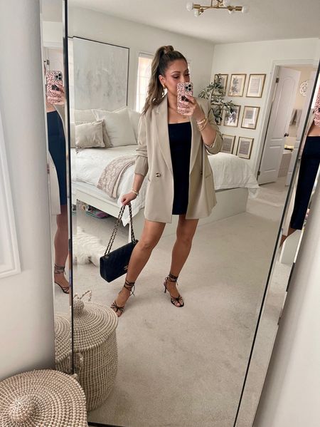 Fall outfit inspo😍

This is the perfect outfit for any event or date night! 
Would make great thanksgiving outfit too ;)








Fall outfit, Fall basics, Fall blazer outfit, how to style a blazer, how to style a black mini skirt, black heels, date night outfit inspo, midsize outfit inspo, tan blazer, outfit inspo, holiday outfit, thanksgiving outfit.

#LTKmidsize #LTKSeasonal #LTKparties