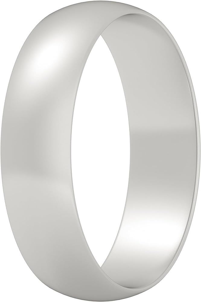 ThunderFit Silicone Wedding Ring for Women - Rubber Engagement Band - Width 5.5mm Thickness 1.5mm | Amazon (US)