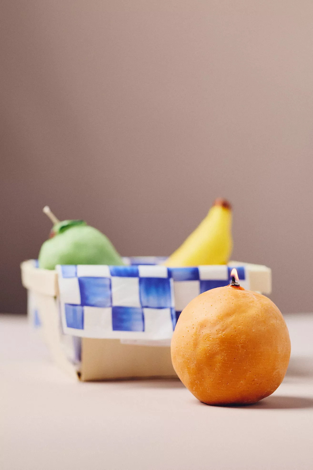 Davie Ocho Candle Co. Fruit Basket Decorative Shaped Wax Candle Set | Anthropologie (US)