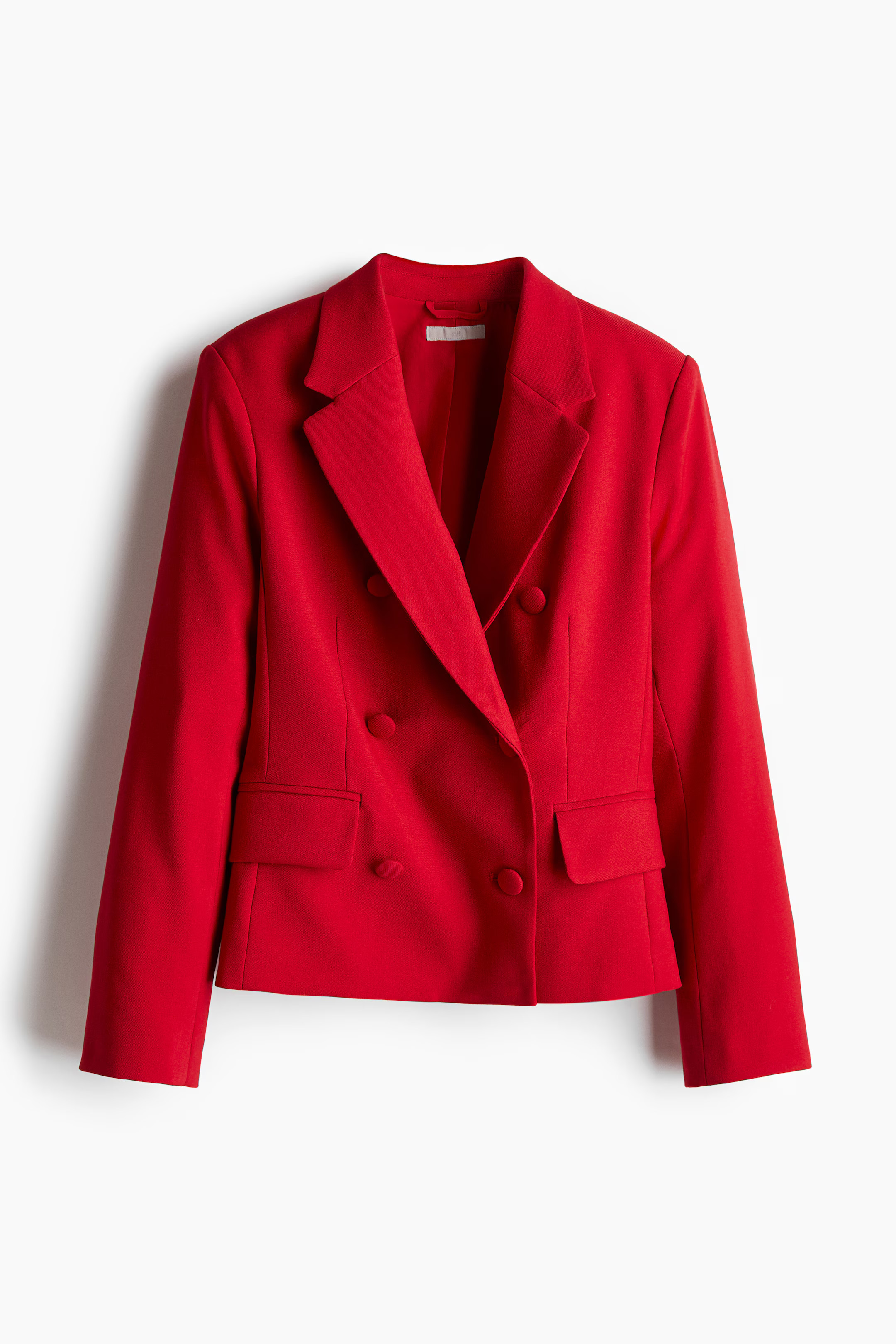 Fitted Blazer - Red - Ladies | H&M US | H&M (US + CA)