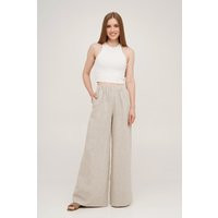 Linen Pants For Women, Stonewashed Trousers, Elastic Waist Pants, Baggy Palazzo Woman Trousers | Etsy (UK)