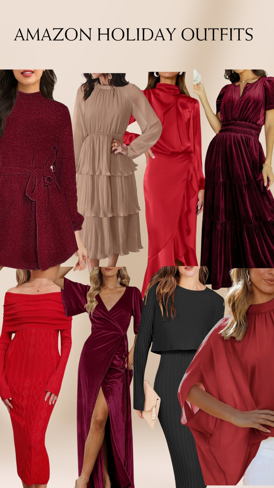 Chic Holiday outfit ideas from Amazon. #LTKstyletip #LTKholiday #LTKparties #LTKfindsunder50 #LTKover40

#LTKstyletip #LTKSeasonal #LTKfindsunder50