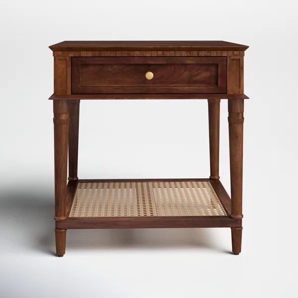 Arlow Solid Wood Top End Table with Storage | Wayfair North America