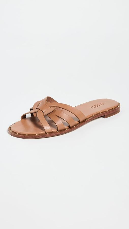 SCHUTZ Women's Pheonix Flat Sandals | Amazon (US)