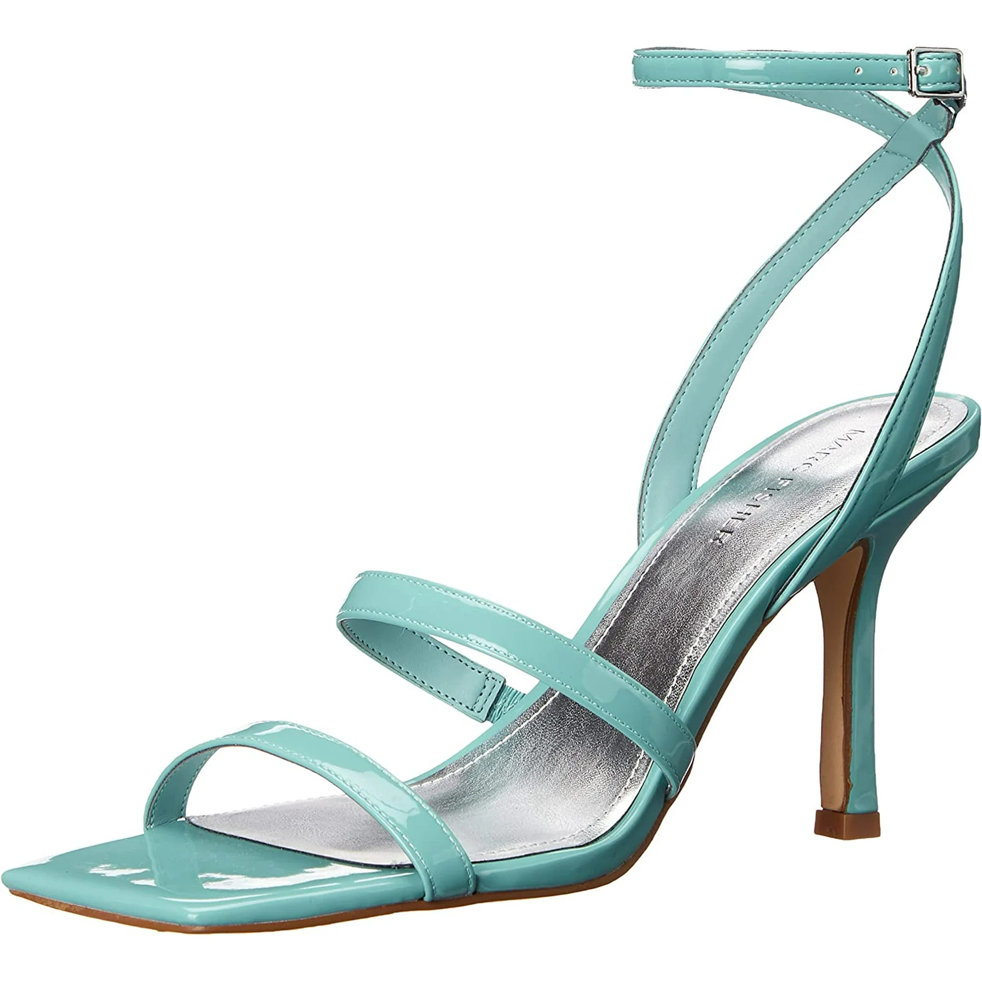 Marc Fisher Womens Deric Heeled Sandal 7 Vintage Blue | Walmart (US)