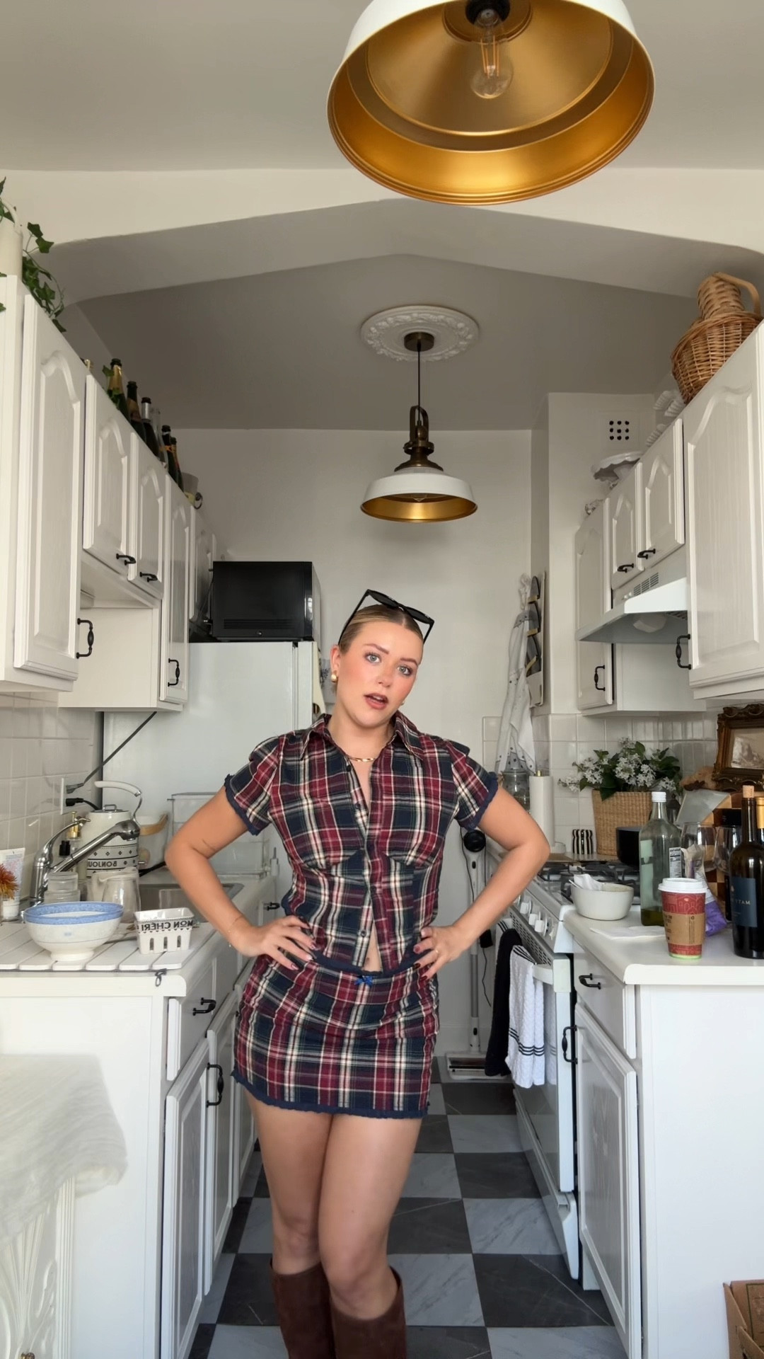 gagged fr 😩 I was going to get a xsmall but I got a small & im glad bc skirt runs a bit small

#LTKPetite #LTKootd #LTKSeasonal