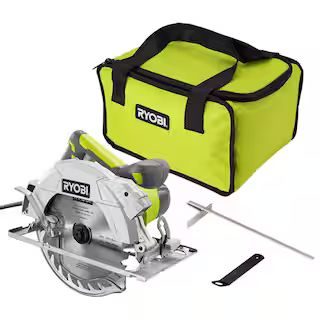 RYOBI 15 Amp Corded 7-1/4 in. Circular Saw with EXACTLINE Laser Alignment System, 24T Carbide Tip... | The Home Depot