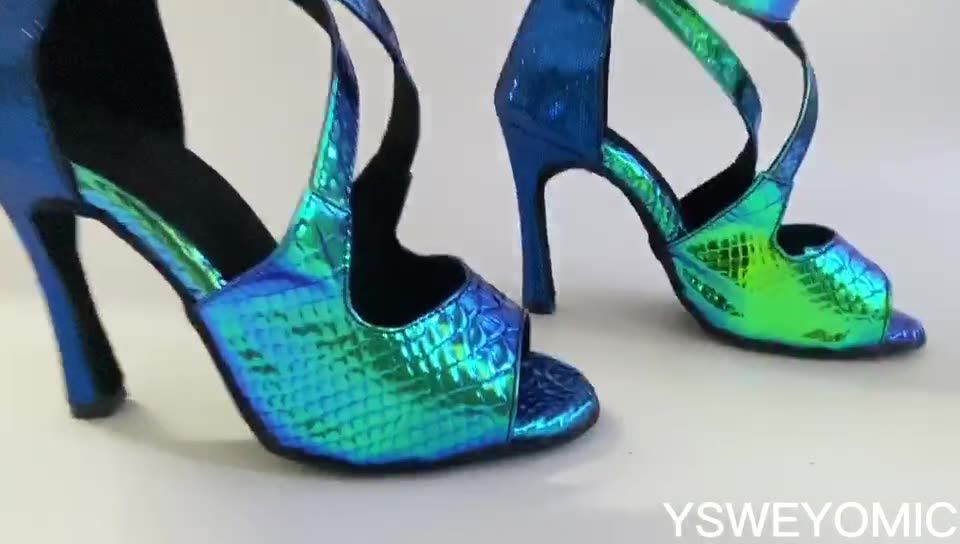 32.73€ 50% de réduction|Ysweyomic – Chaussures De Danse Salsa Latine Pour Femmes, Talon De 1... | Aliexpress EU