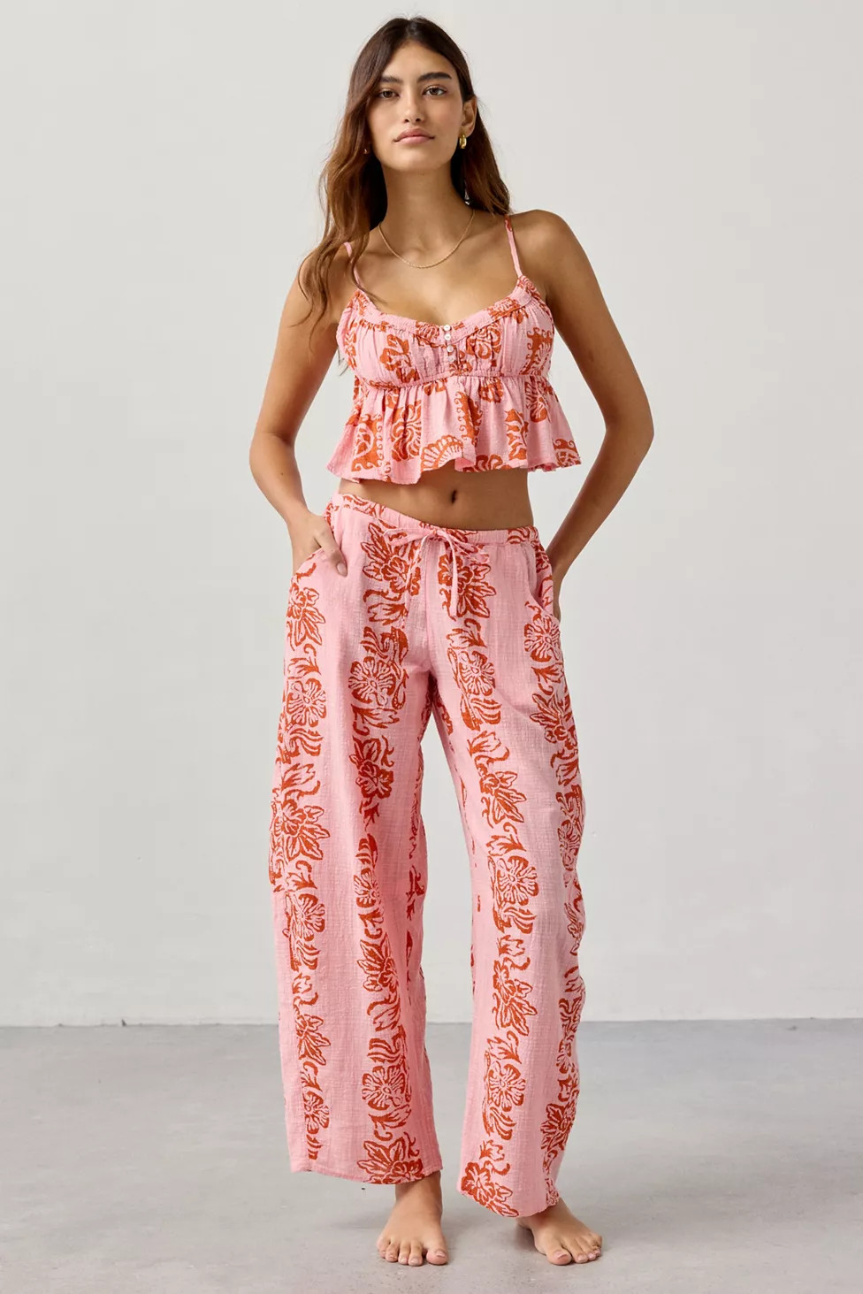 Out From Under Golden Hour Low-Rise Barrel Leg Pants | Urban Outfitters (US and RoW)