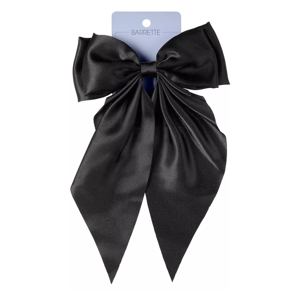 scünci Elite Large Bow Barrette Hair Clip - All Hair - Black | Target
