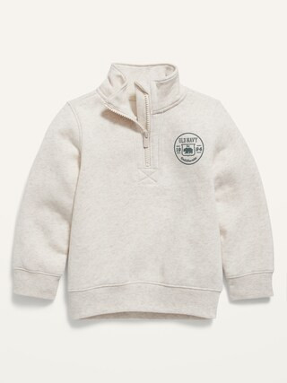 Quarter-Zip Logo-Graphic Sweatshirt for Toddler Boys | Old Navy (CA)