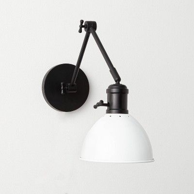 Metal Dome Sconce (Includes LED Bulb) Black - Threshold&#8482; designed with Studio McGee | Target