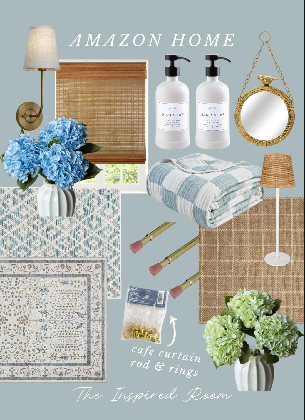 DUYONE 3PCS 22 inch Realistic Artificial Hydrangea Large Real Touch Flowers Artificial Flowers Dry Flowers Outdoor Wedding Christmas Office Family Party Living Room Table Decoration (Blue) | Amazon (US)