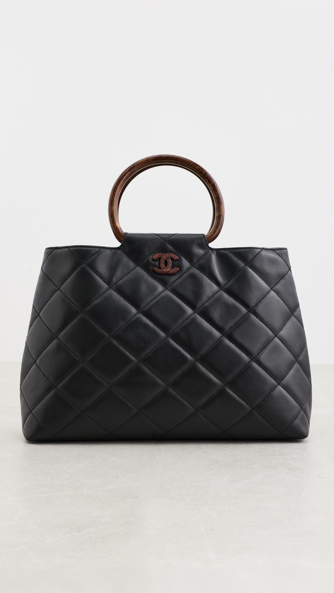 What Goes Around Comes Around Chanel Lambskin Top Handle Bag | Shopbop | Shopbop