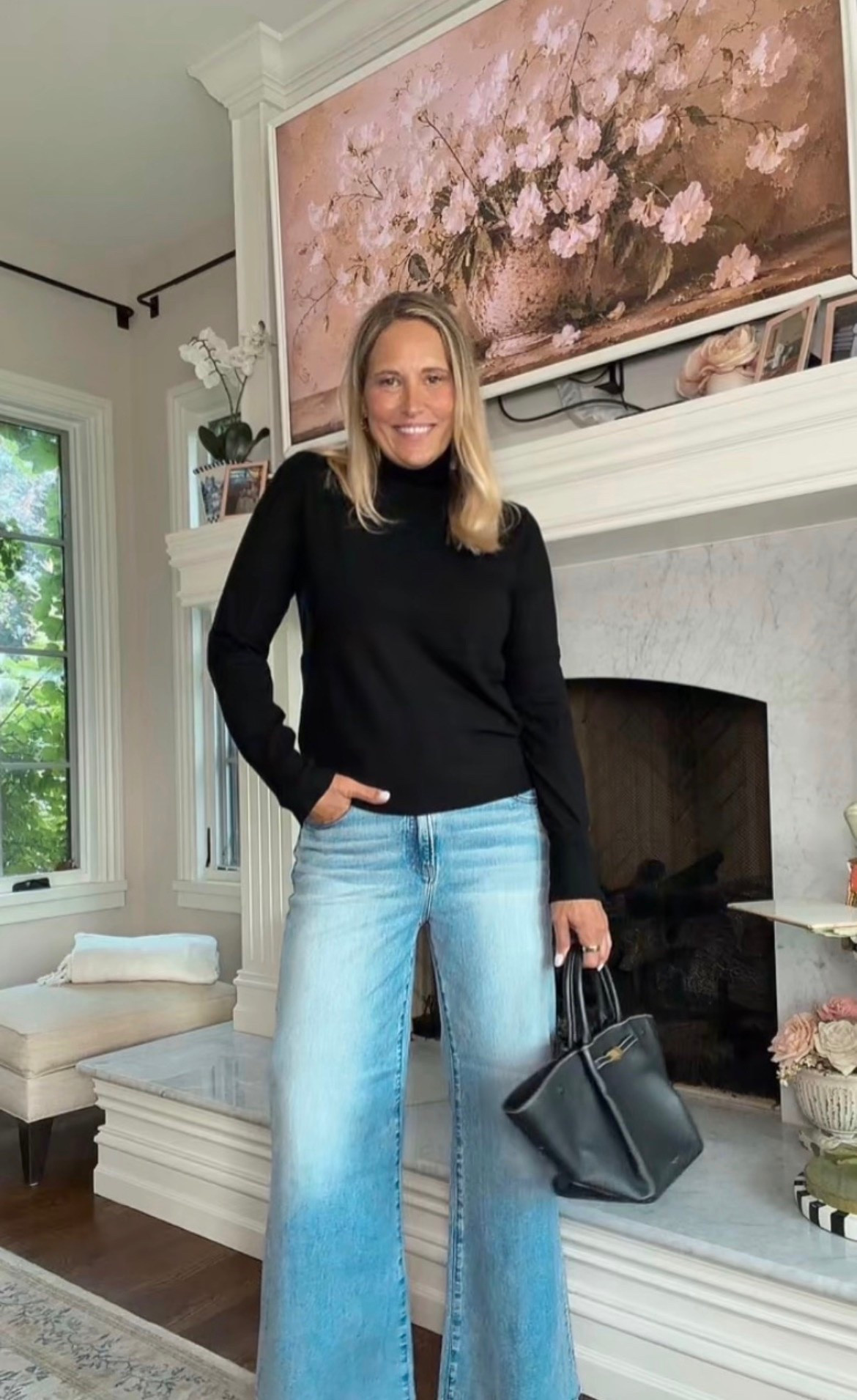 A classic everyday outfit for fall! The Social Threads jeans have great stretch, making them comfortable enough for everyday wear, errands, lunch plans, or casual fall styling.

#LTKSeasonal #LTKOver40 #LTKMidsize