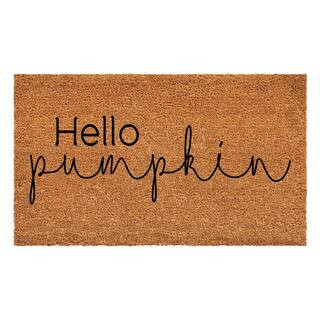 Calloway Mills Hello Pumpkin Doormat, 24" x 36" 108462436 - The Home Depot | The Home Depot