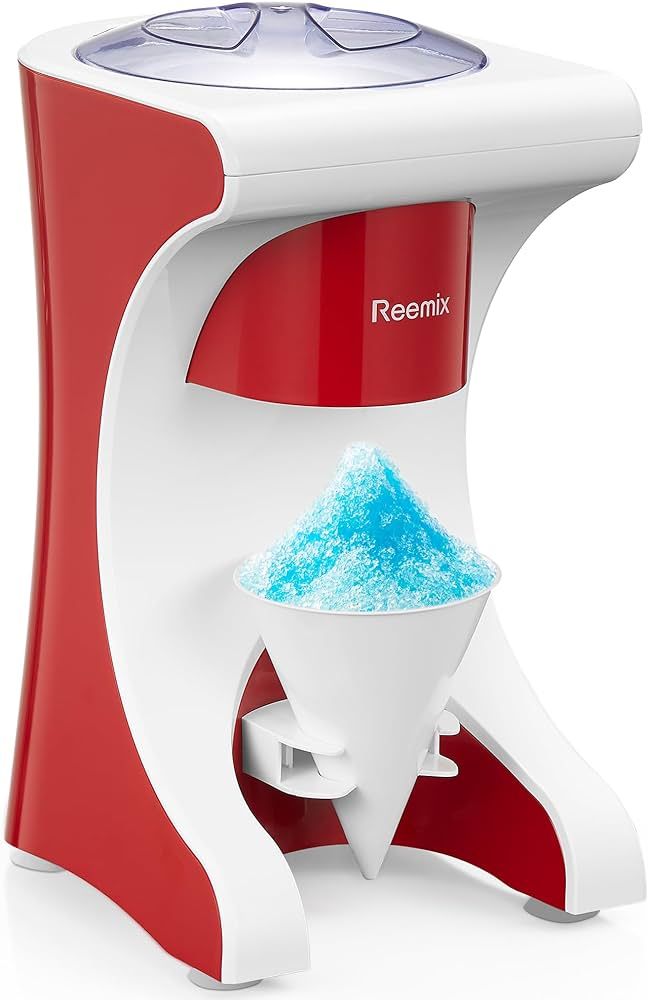 Shaved Ice Machine Snow Cone Machine, Reemix Slushie Machine for Snow Cone, Snowballs, Frozen Coc... | Amazon (US)
