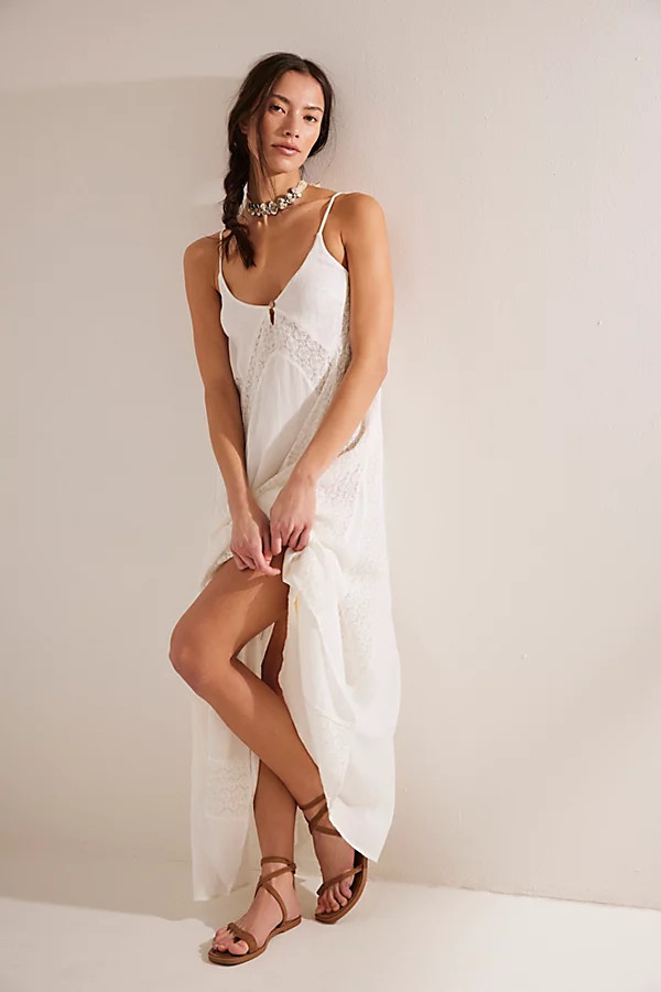 Trail Of Flowers Maxi Dress by free-est at Free People in Ivory, Size: Large | Free People (UK)