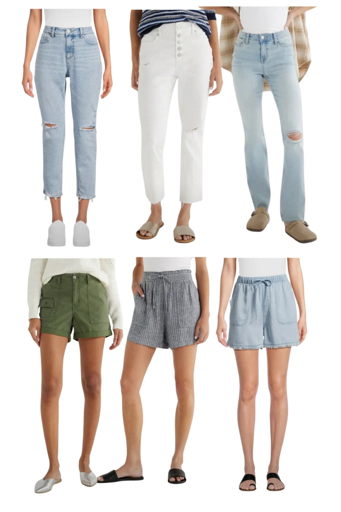 Walmart denim and shorts for spring #walmart #walmartfashion #walmartstyle 

#LTKfindsunder50 #LTKSpringSale #LTKSeasonal