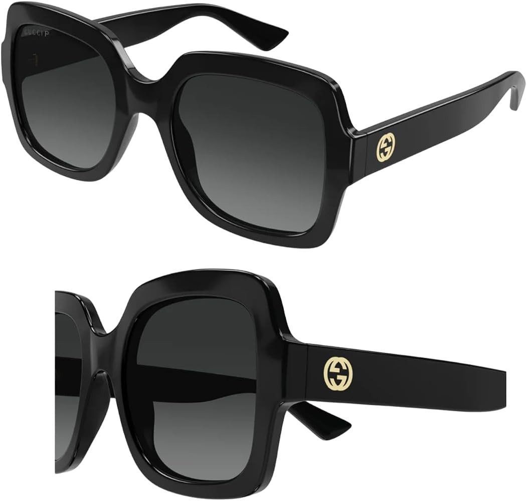 Gucci GG1337S GG Interlocking Logo Square-Shaped Polarized Sunglasses for Women \u2013 Includes L... | Amazon (US)