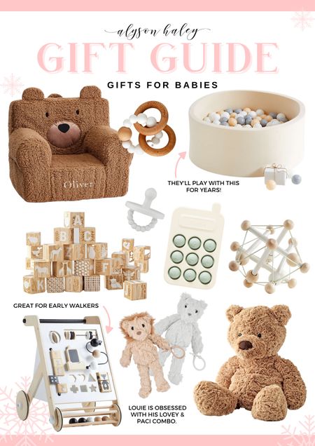 Check out this gift guide for babies! Lots of fun things to get your little one! 

#LTKGiftGuide #LTKHoliday #LTKbaby