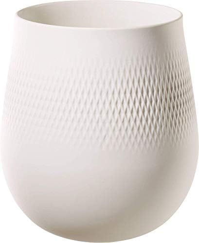 Villeroy & Boch Collier Blanc Large Vase : Carre, 8 in, White | Amazon (US)
