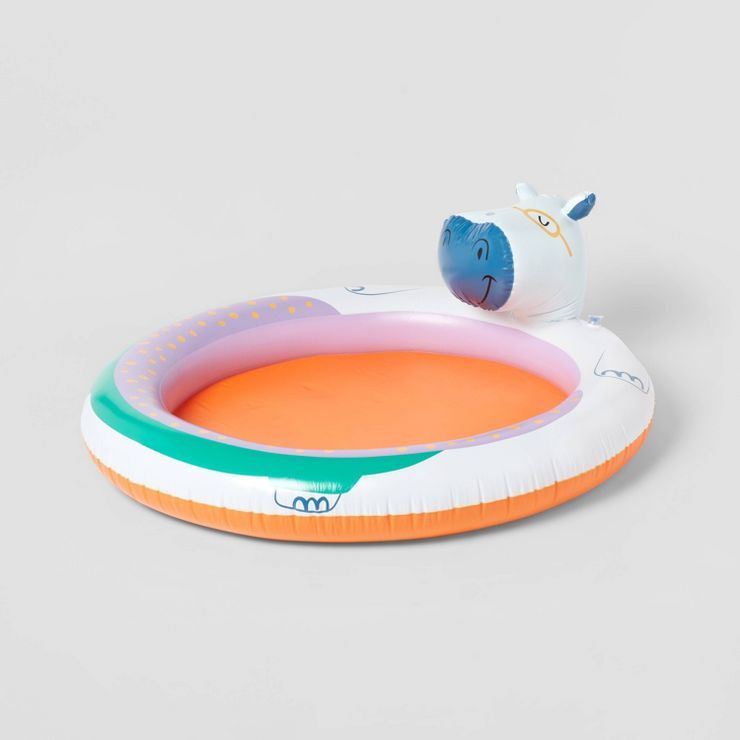 Kids' Hippo Spray Inflatable Pool - Sun Squad™ | Target