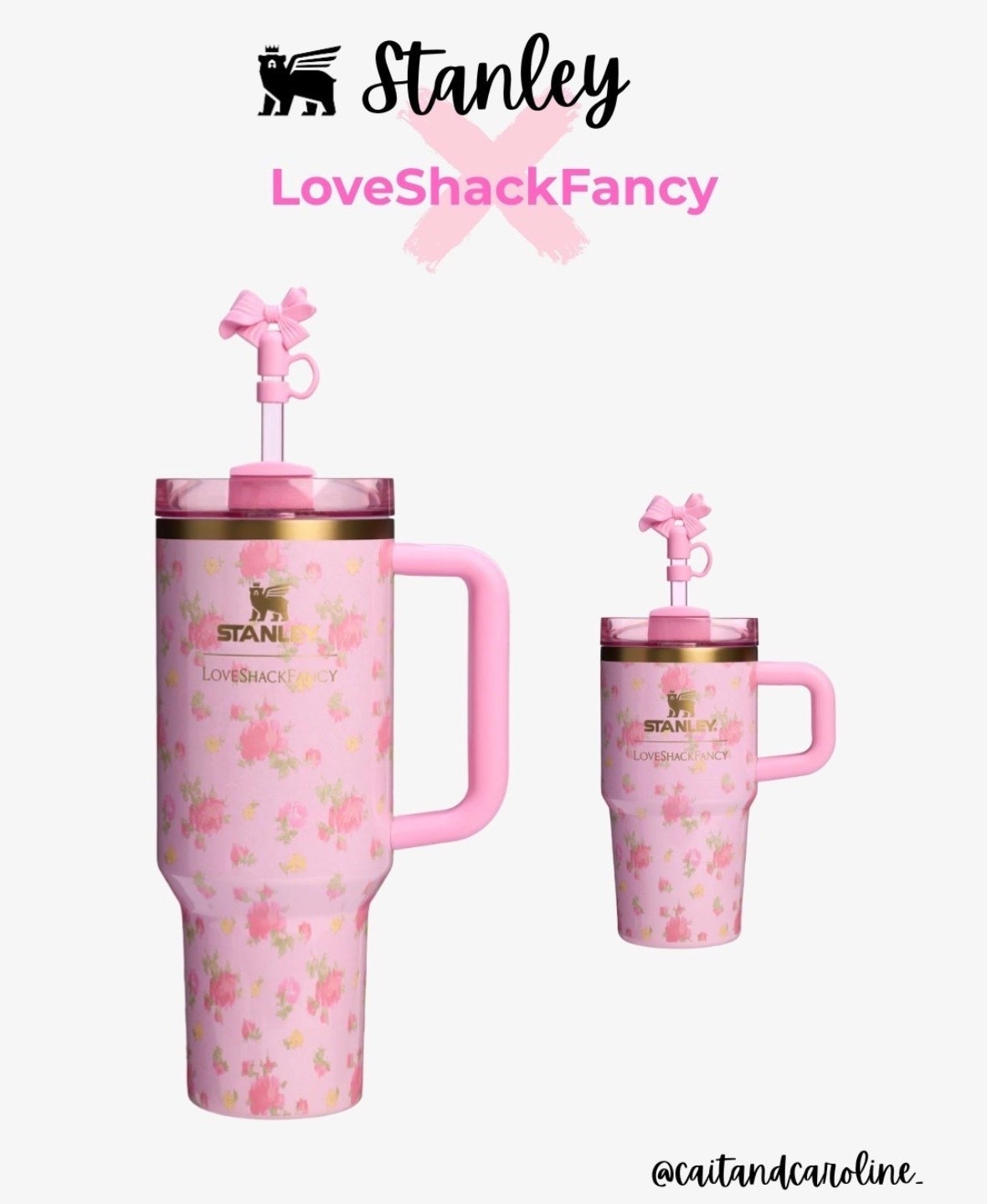 Girl mom heaven!! (Or any gal that just loves pink!!) LoveShackFancy and Stanley collab is amazing 🎀
Mommy and me tumblers - adding to cart now! It is supposed to be a Valentine’s Day gift, but Idk if I’ll be able to hold out and not use before! 
Free shipping over $50 right now! 

#LTKFashion #LTKKids #LTKSaleAlert



#LTKValentine #LTKmomlife #LTKKids