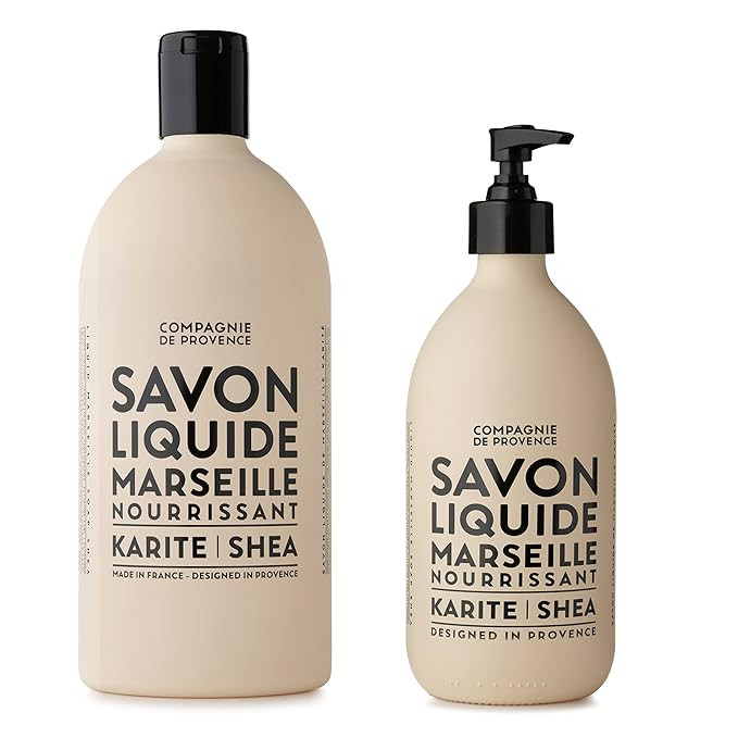 Compagnie de Provence Savon de Marseille Liquid Soap - Karite Shea Butter - 16.7 Fl Oz Glass Pump... | Amazon (US)