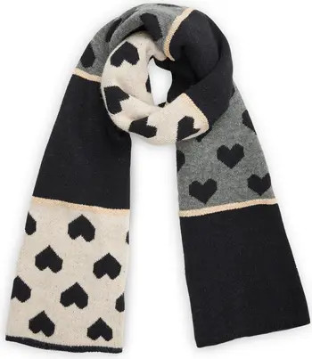 SAACHI Heart Colorblock Oversize Scarf | Nordstromrack | Nordstrom Rack