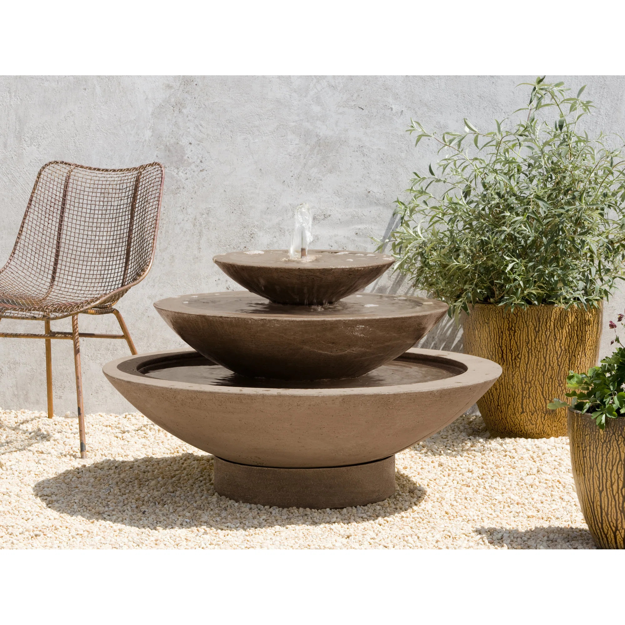 Cascade Hand Crafted Weather Resistant Floor Fountain | Wayfair North America