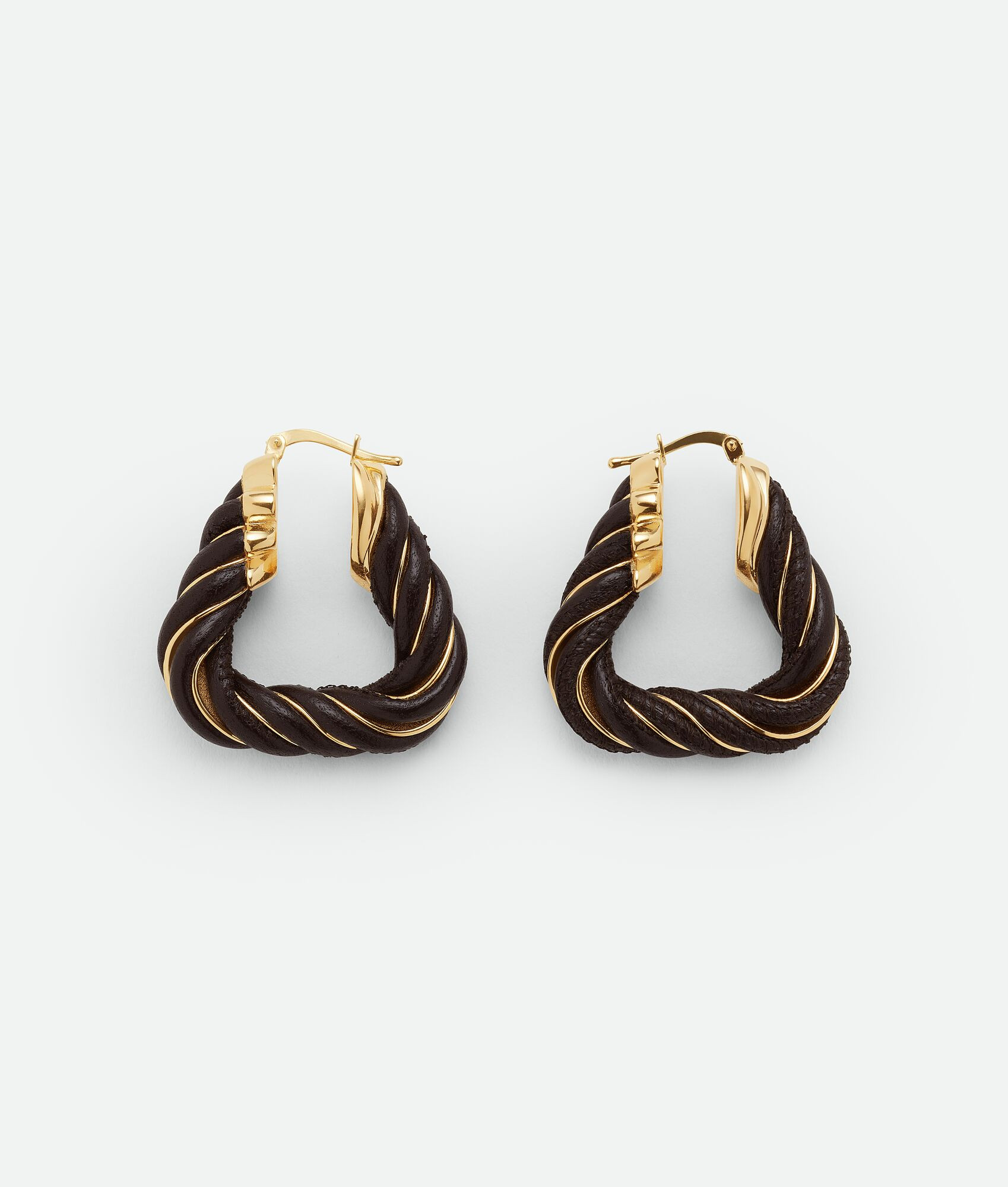 Twist Triangle Hoop Earrings | Bottega Veneta