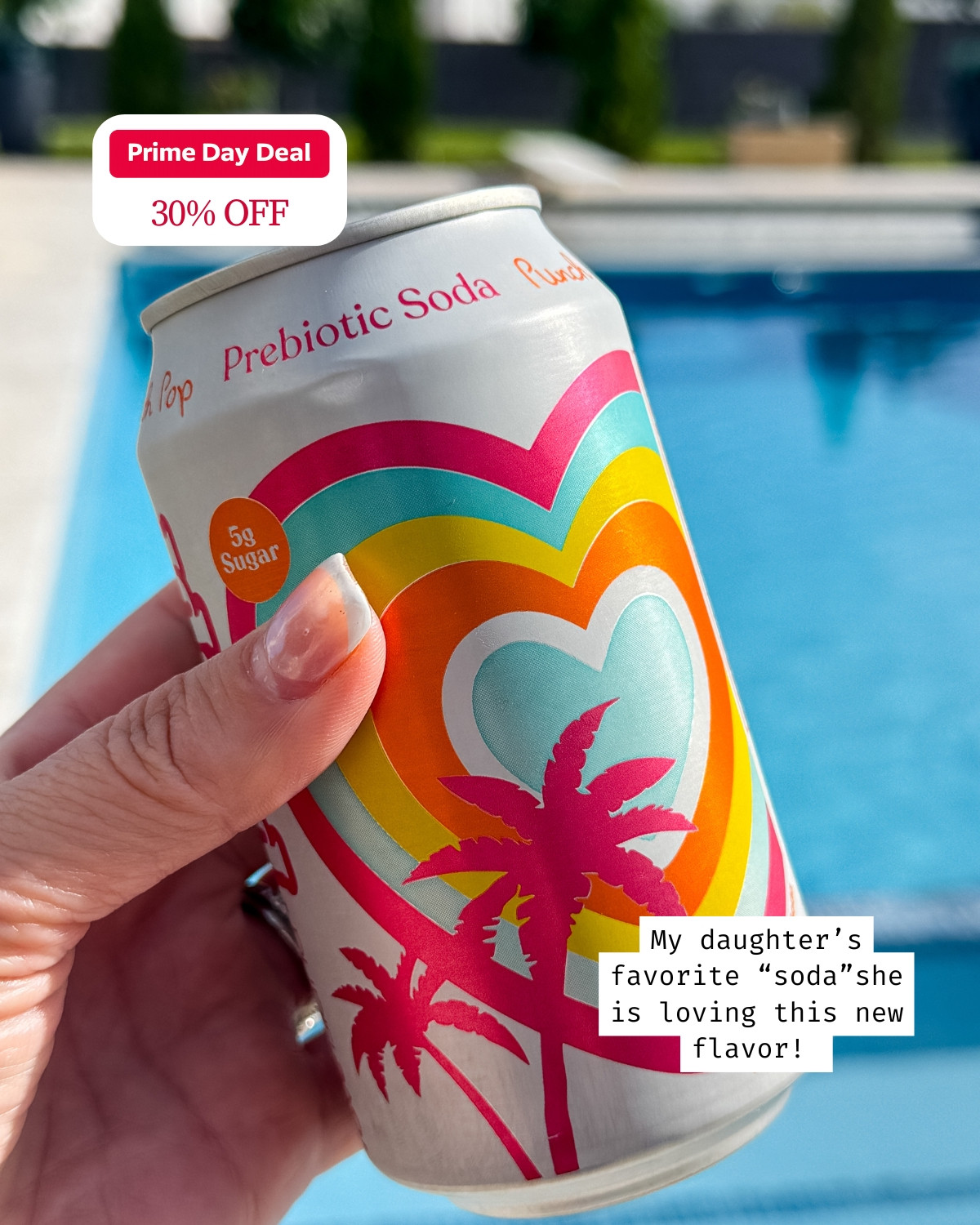 This Poppi prebiotic soda is my daughter's new favorite "soda" and she is loving this Tropical Punch flavor — only 5g of sugar and a fun way to cut back on the sugary stuff! On deal for 30% off this Prime Day. 

 #primedaydeal #amazonprimeday #summersale #dealalert #primedayhome #LTKSeasonal #LTKHome #LTKSaleAlert