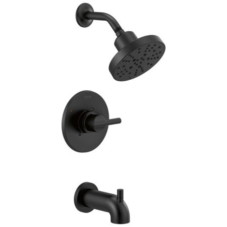 Delta 144749 Nicoli Single Function Pressure Balanced Tub And Shower - Black | Walmart (US)