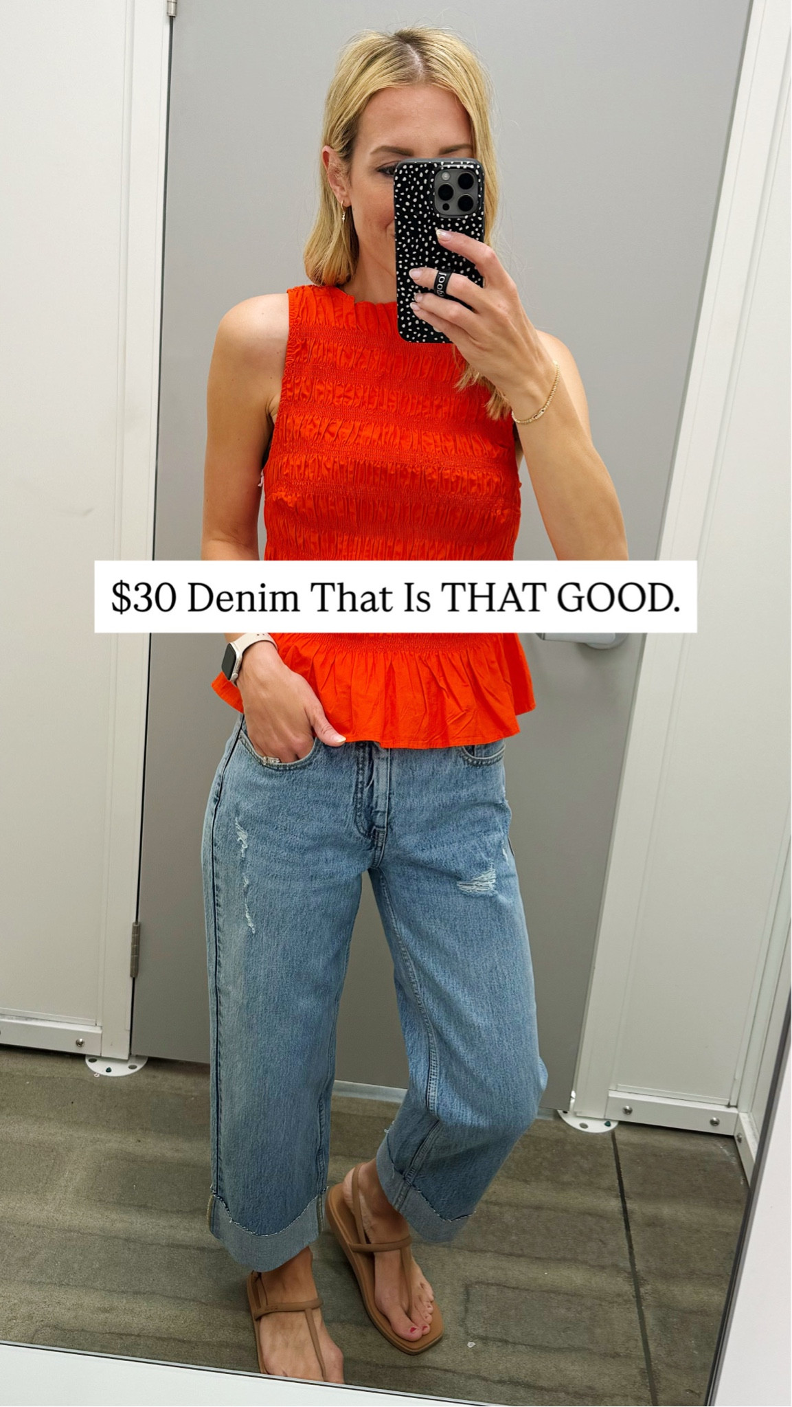 Tried this DENIM on and was blown away! Only $30!!  What?!? 

#LTKootd #LTKgrwm #LTKOver40