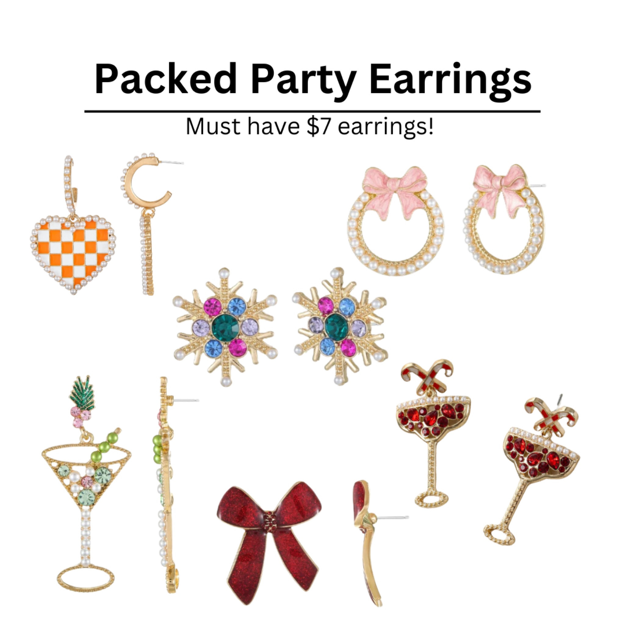 The cutest earrings for only $7! What a steal! Must haves for the holidays and perfect for stocking stuffers!

#LTKBeauty #LTKHoliday #LTKU