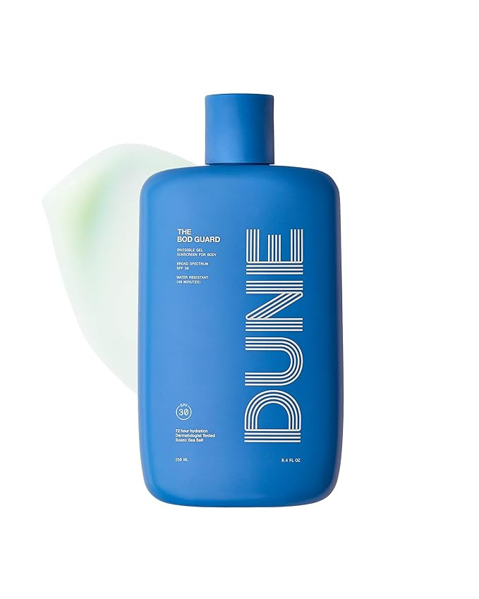 The Bod Guard - Award-Winning Gel Body Sunscreen, Clear Invisible Broad Spectrum SPF 30 UVA/UVB P... | Amazon (US)