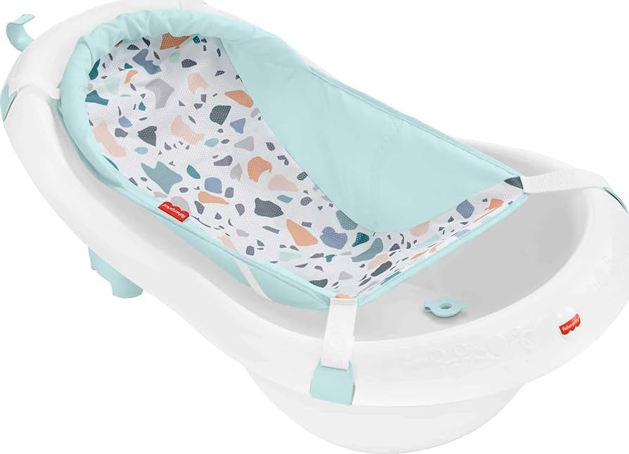 Fisher-Price Baby to Toddler Bath 4-in-1 Sling ‘n Seat Tub with Removable Infant Support and 2 ... | Amazon (US)