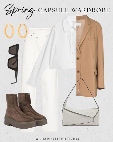 Capsule wardrobe spring outfit styling - boots, jeans and a blazer = one of my go to outfit formulas when I don’t know what to wear!

10% off Farfetch inc my Agolde jeans - FFCB10 - valid April 2nd 2023 for 30 days (new customers) ad

#farfetch #farfetchdiscount #capsulewardrobe #springoutfit 

#LTKsalealert #LTKshoecrush #LTKSeasonal