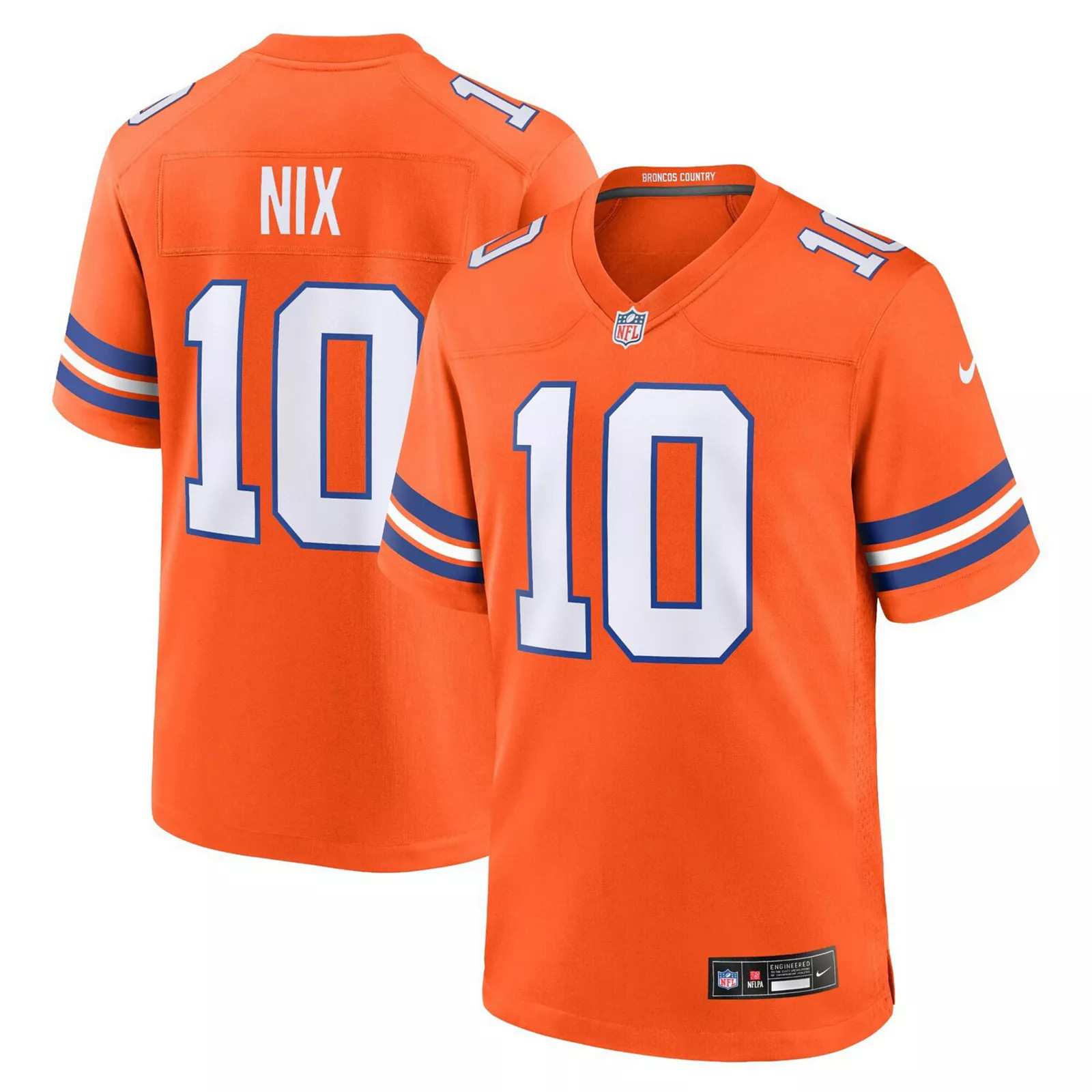 Youth Nike Bo Nix Orange Denver Broncos Alternate Game Jersey, Boy's, Size: Youth XL | Kohl's