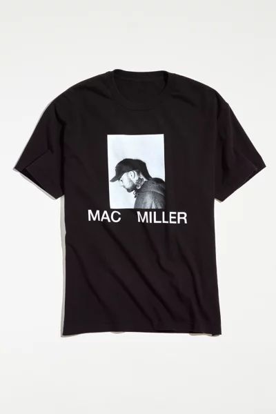 Mac Miller Portrait Tee | Urban Outfitters (US and RoW)