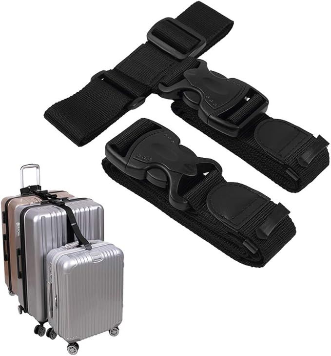 Vigorport Luggage Connector Straps,Add a Bag Suitcase Strap Belt,Luggage Clip Link,Multi Adjustab... | Amazon (US)
