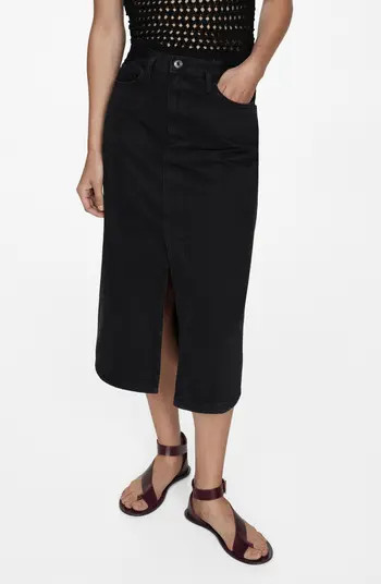 Denim Midi Skirt | Nordstrom